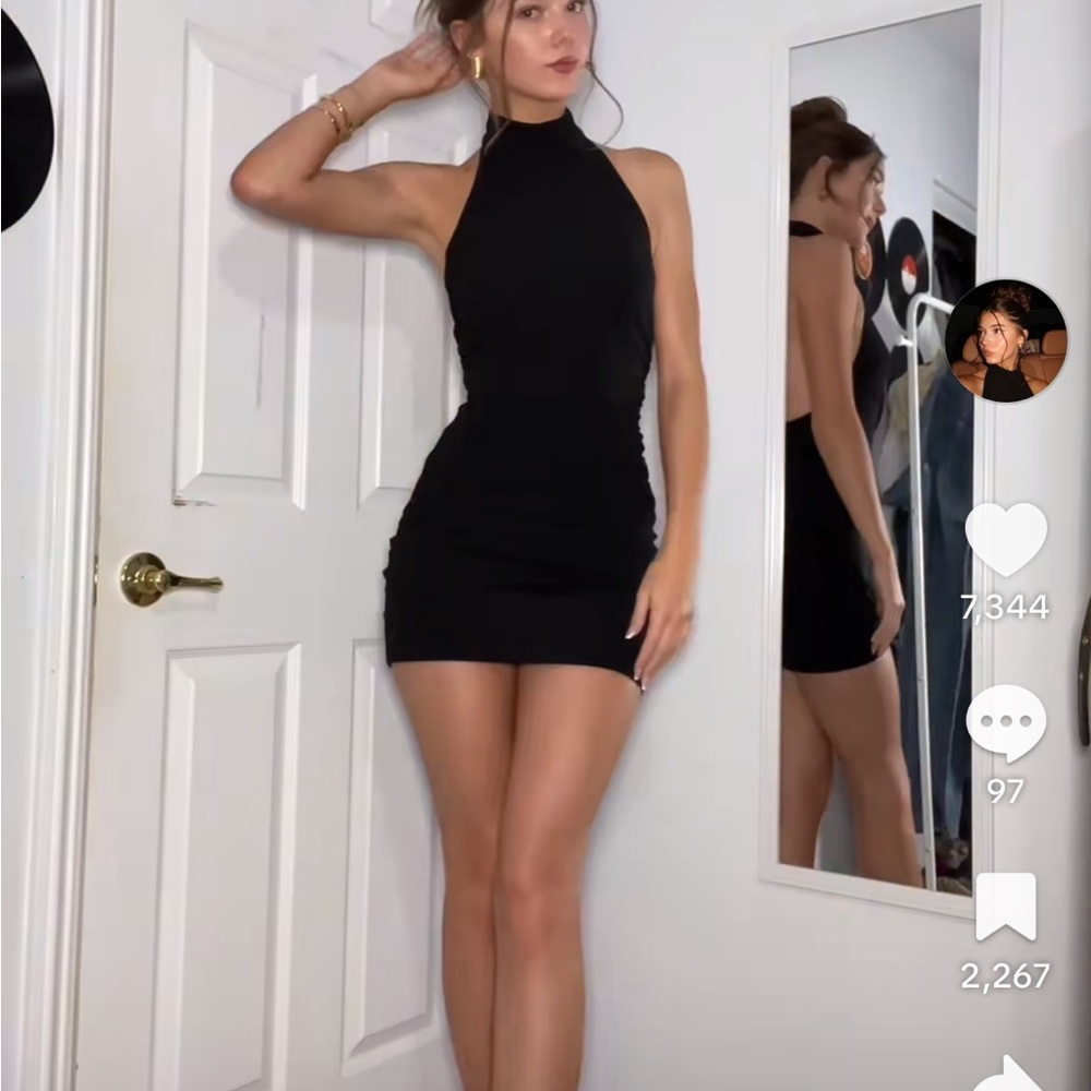 Fashion Nova Black Mini Dress